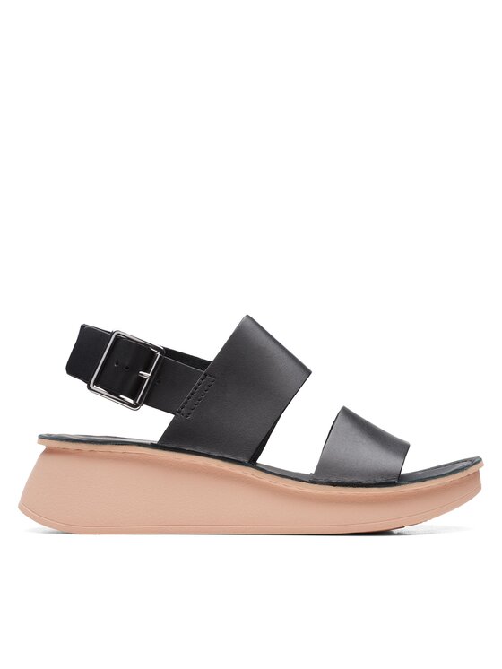 Clarks Сандали Clarks Velhill Strap Черен