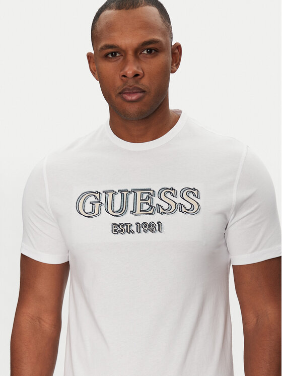 Guess Guess Футболка M5GI07 I3Z14 Білий Slim Fit