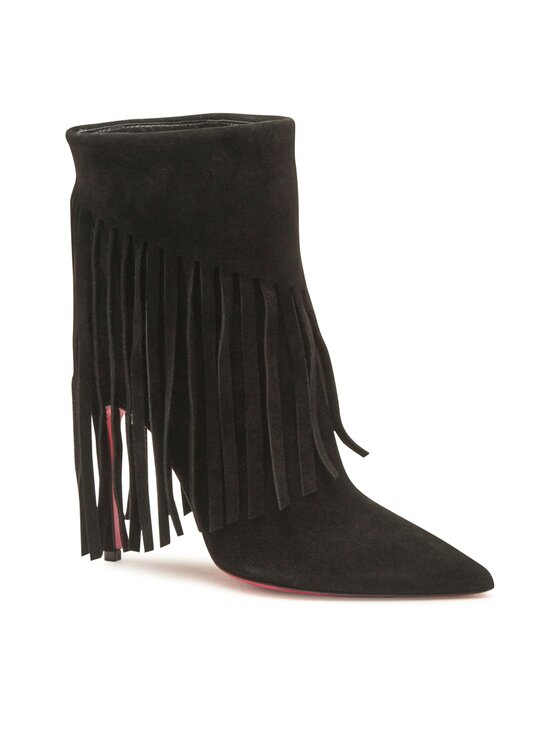 PINKO Каубойски обувки PINKO Olympe Tronchetto PE 23 BKJS1 100573 A0N8 Черен
