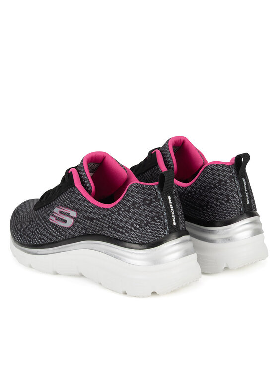 Skechers Sneakers Skechers FASHION FIT - BOLD BOUNDARIES 12719 BKHP Nero