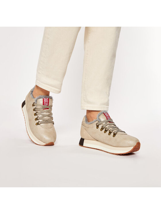 Big Star Shoes Снікерcи Big Star Shoes EE274732 Бежевий
