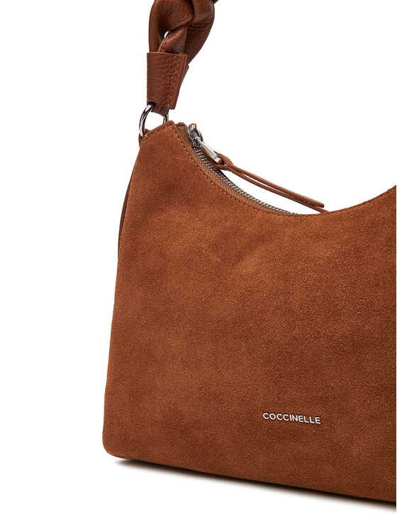 Coccinelle Сумка Coccinelle P6P Boheme Suede Bimaterial E1 P6P 13 03 01 Коричневий