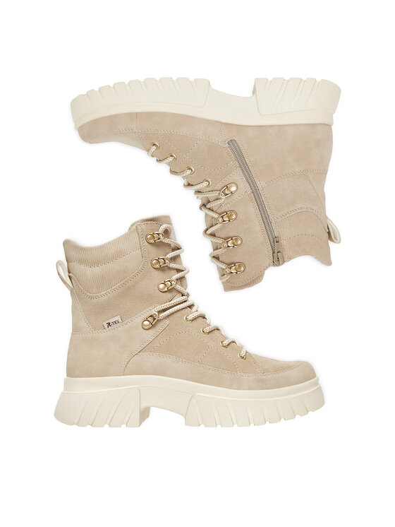 Rieker Šnurovacia obuv Rieker CEO-W1871-62 Béžová
