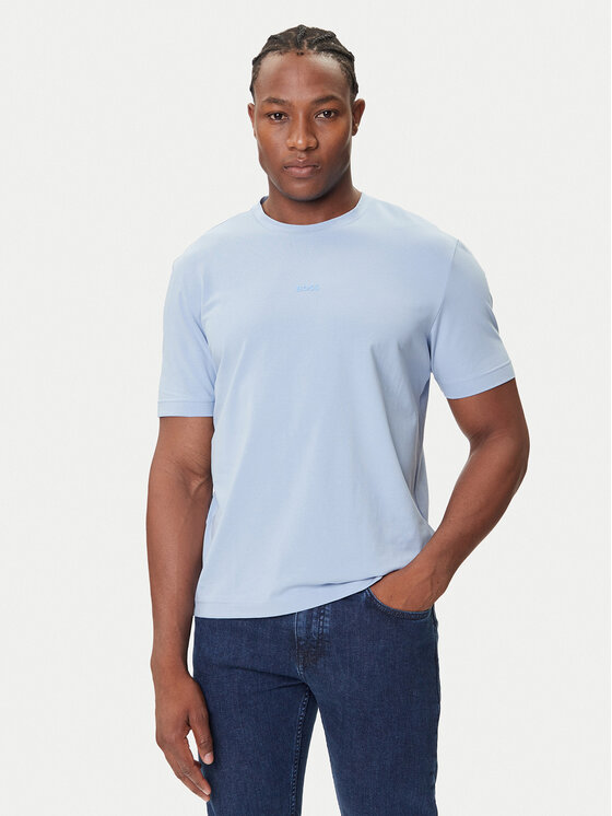 BOSS BOSS Camiseta Tchup 50473278 Celeste Relaxed Fit