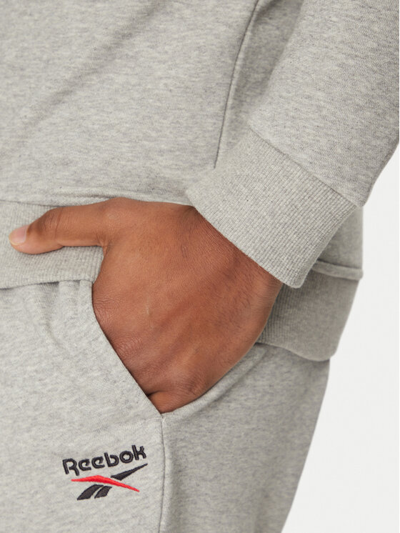 Reebok Reebok Džemperis Logo Crew 100221789 Pilka Regular Fit