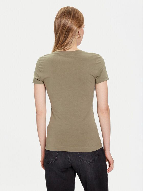 Guess Guess Футболка W5YI16 J1314 Зелений Regular Fit