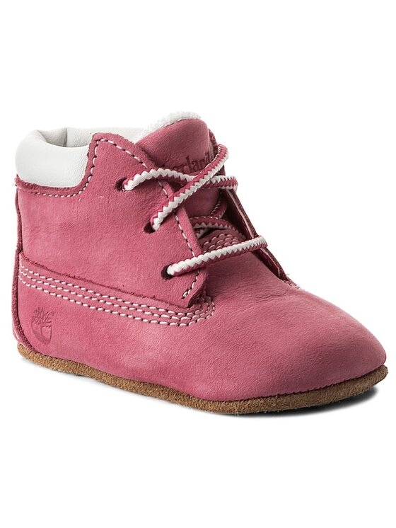 Timberland Черевики Timberland Crib Bootie With Hat 9680R/TB09680R6611 Рожевий