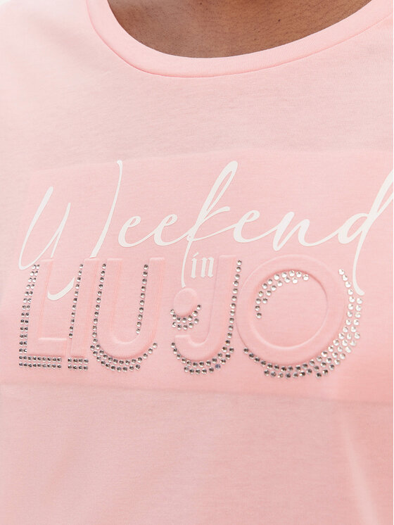 Liu Jo Sport Liu Jo Sport Camiseta TA6252 JS923 Rosa Regular Fit