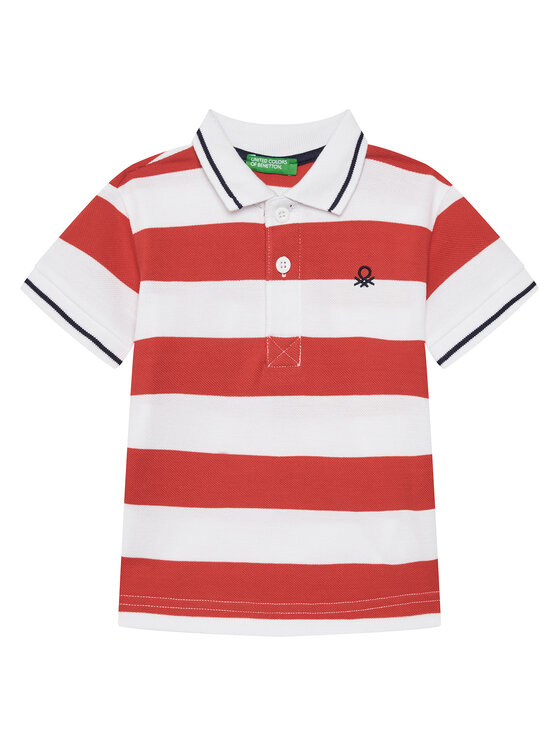 United Colors Of Benetton United Colors Of Benetton Поло 39QAG300V Червоний Regular Fit