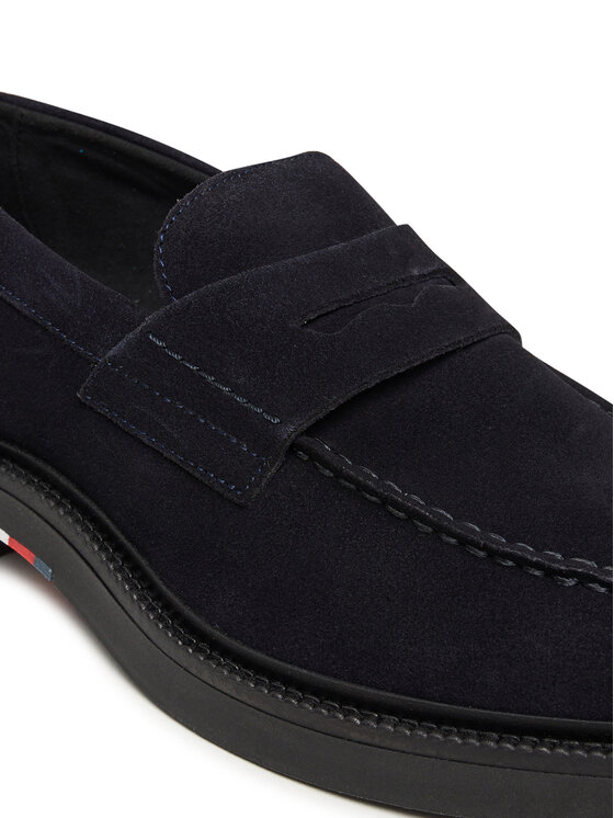 Tommy Hilfiger Mokasíny Tommy Hilfiger Comfort Lwt FM0FM05727 Tmavomodrá