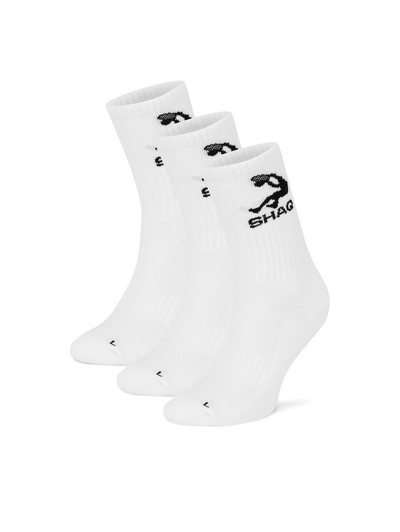 SHAQ Довгі шкарпетки Shaq SHQ-MB-003-AW24 Білий