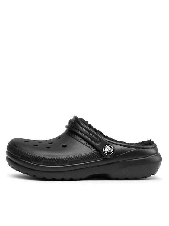 Crocs Шльопанці Crocs Classic Lined Clog K 207010 Чорний