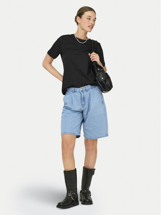 ONLY ONLY Camiseta Freja 15367970 Negro Regular Fit