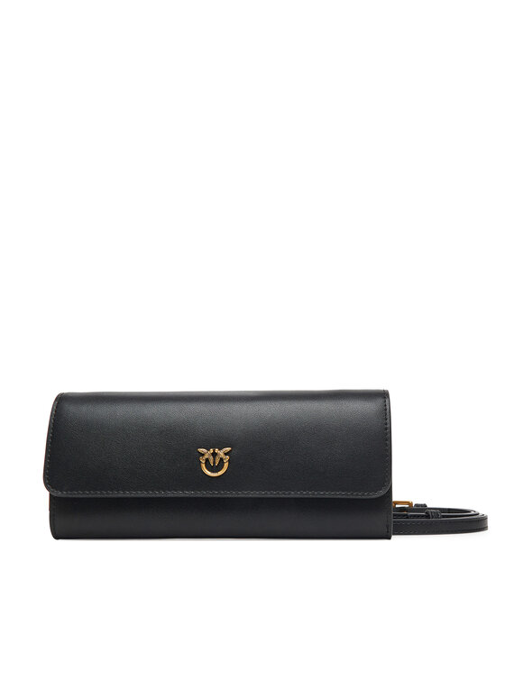PINKO Táska PINKO Love Tiny Brids Wallet C AI 25-26 PCPL 103765 A0F1 Fekete