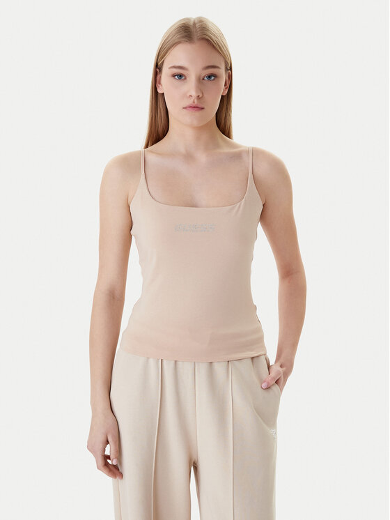 Guess Guess Top V5GP22 J1314 Beis Slim Fit