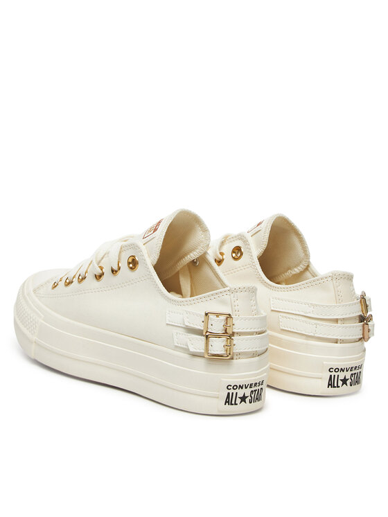 Converse Кеди Converse Chuck Taylor All Star Lift Platform Buckle A11866C Білий