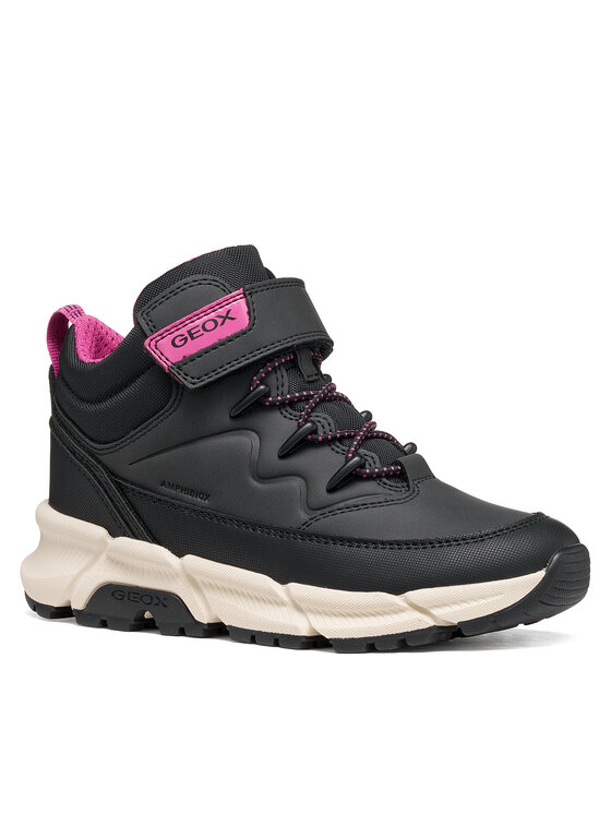 Geox Auliniai batai Geox J Flexyper Plus Girl B Abx J66NGD 0MEFU C0922 M Juoda