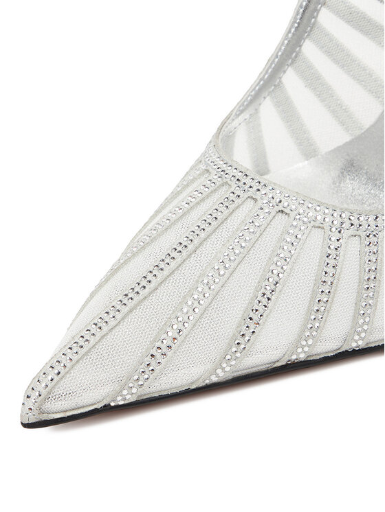 Eva Minge Augstpapēžu kurpes Eva Minge EO-AVA-E373-70H-C183Y1 Sudraba