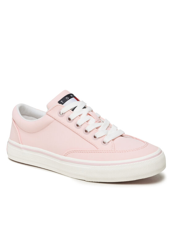 Tommy Jeans Teniși Tommy Jeans Lace Up Nylon EN0EN02157 Roz