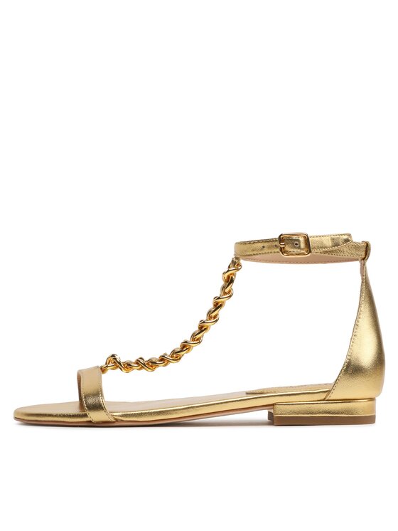 LAUREN RALPH LAUREN Sandále LAUREN RALPH LAUREN Elise 802900075001 Zlatá