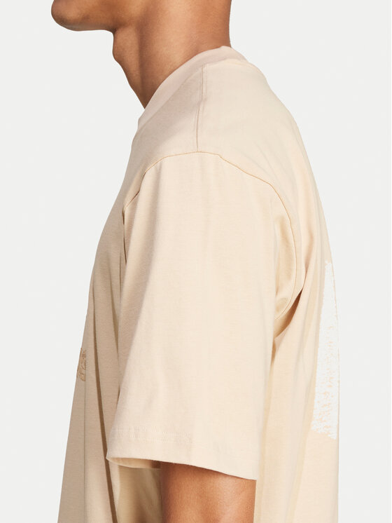 adidas adidas Футболка Mono IX6747 Бежевий Regular Fit
