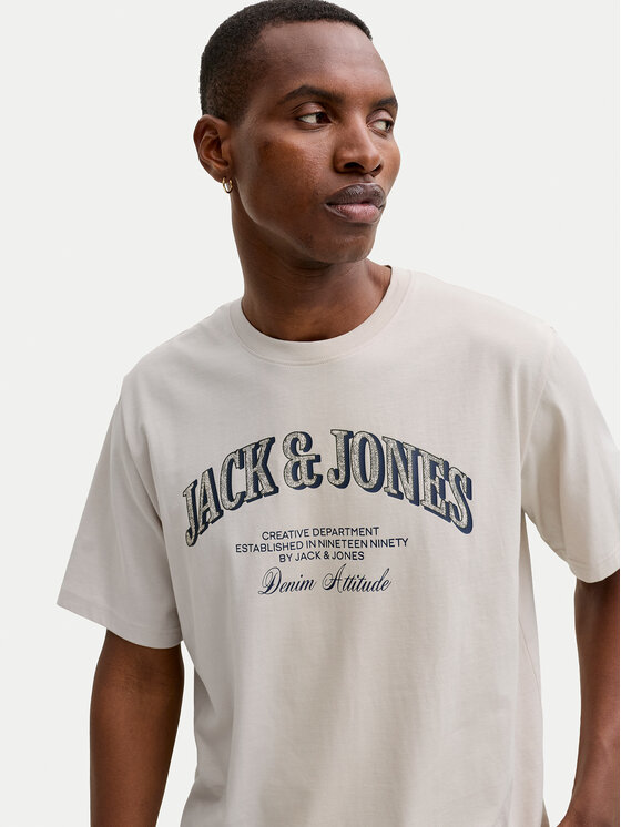 Jack & Jones Jack & Jones Camiseta Denver 12291213 Gris Relaxed Fit