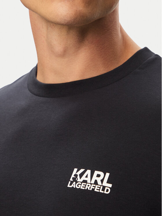 KARL LAGERFELD KARL LAGERFELD Camiseta 755781 563235 Azul marino Regular Fit