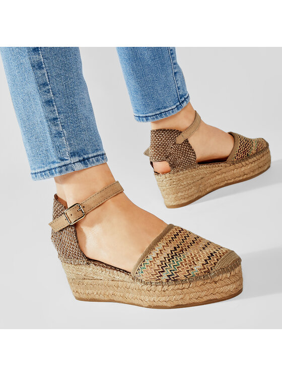 Vidorreta Espadrilles Vidorreta Sandalia Traba Rib. 07100 Barna