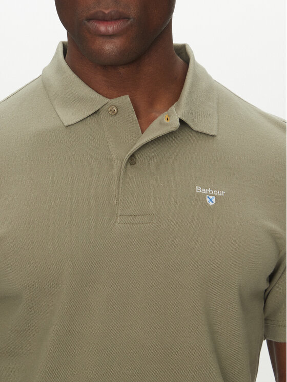 Barbour Barbour Polo Original Sports MML0358OL38 Χακί Regular Fit