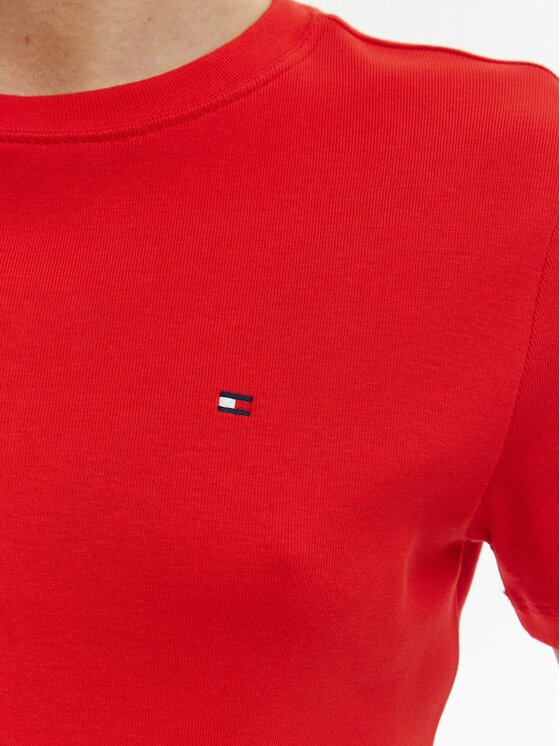 Tommy Hilfiger Tommy Hilfiger Camiseta New Cody WW0WW40587 Naranja Slim Fit