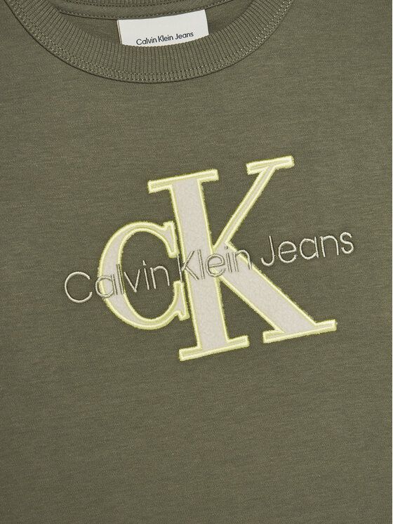 Calvin Klein Jeans Calvin Klein Jeans Camiseta IB0IB02361 Verde Regular Fit