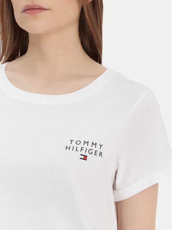 Tommy Hilfiger Tommy Hilfiger Marškinėliai UW0UW04525 Balta Relaxed Fit