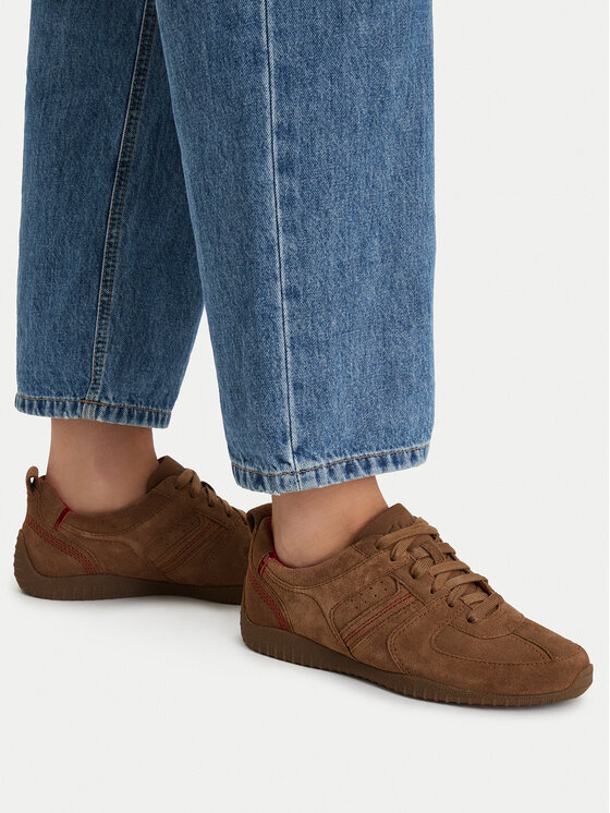 Clarks Tenisice Clarks Meridor Lace 26320261 Smeđa
