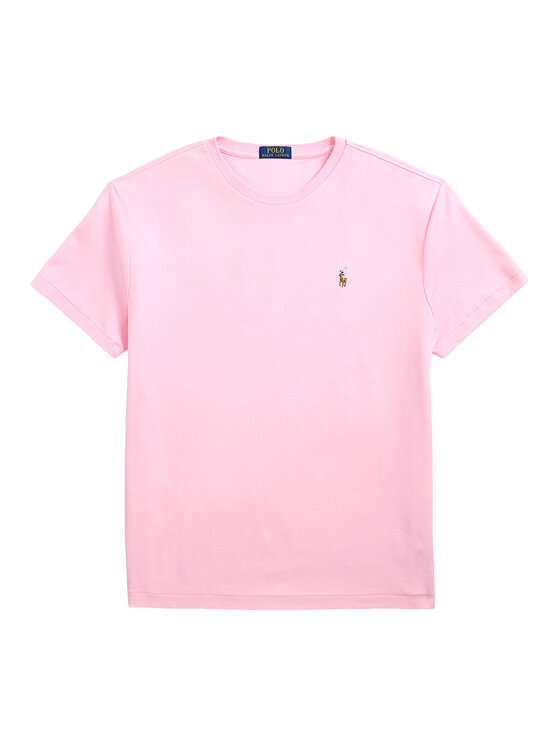 Polo Ralph Lauren Polo Ralph Lauren T-Shirt 710740727010 Ροζ Slim Fit