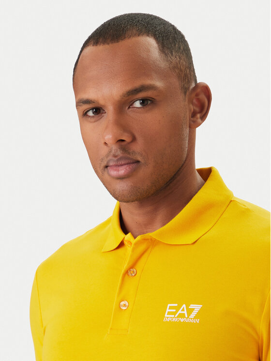 EA7 Emporio Armani EA7 Emporio Armani Polo 8NPF14 PJVQZ U2102 Amarillo Regular Fit