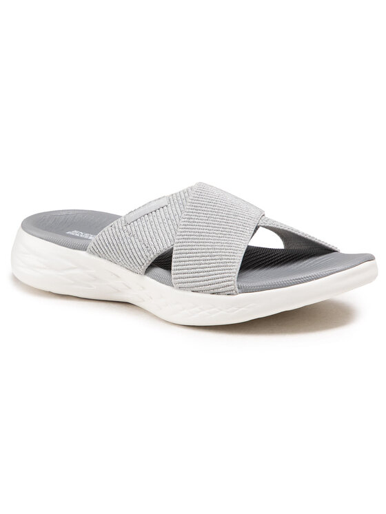 Skechers Ciabatte Skechers On-The-Go 16259/SIL Grigio