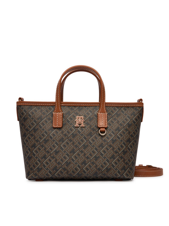 Tommy Hilfiger Soma Tommy Hilfiger Th Monoplay Mini Tote Le AW0AW18848 Melns