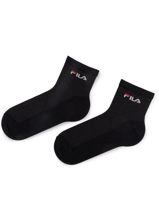 Fila Garās zeķes Fila Calza Quarter F1742 Melns