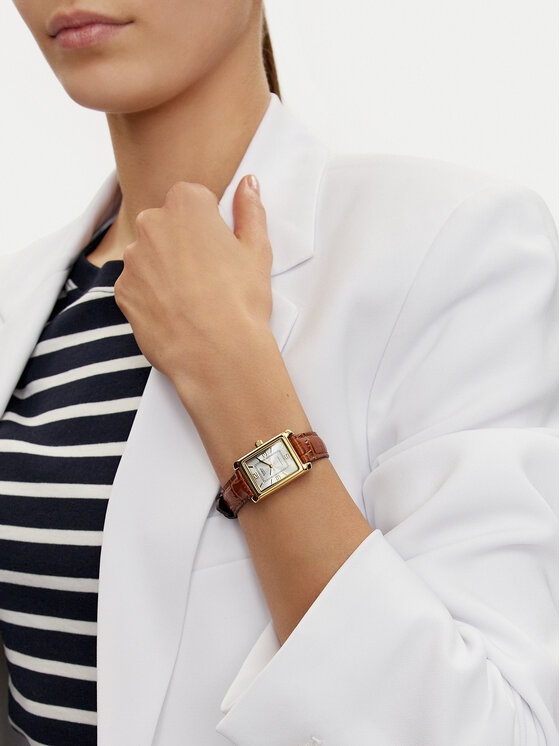 Casio Годинник Casio Classic LTP-1234PGL-7AEG Коричневий