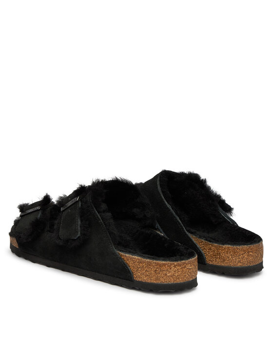 Birkenstock Şlapi Birkenstock Arizona Shearling 752661 Negru