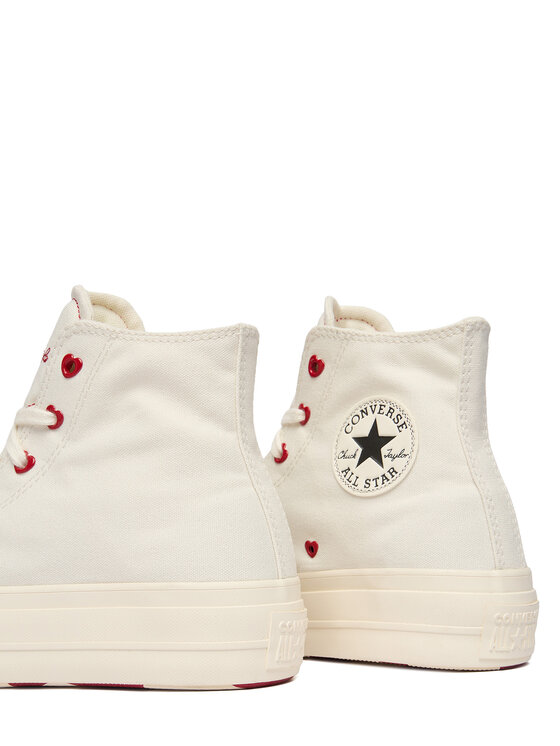 Converse Кеди Converse Chuck Taylor All Star Lift Platform Hearts A19058C Білий