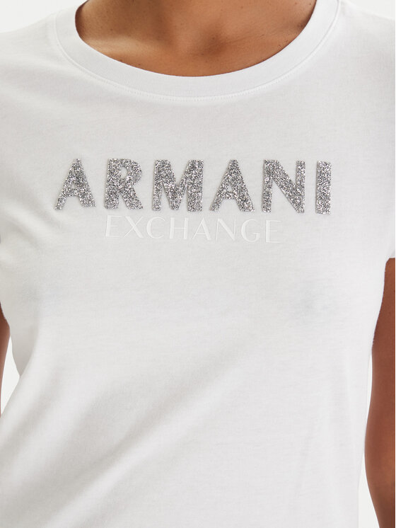 Armani Exchange Armani Exchange Camiseta XW002106 AF10356 U0002 Blanco Slim Fit