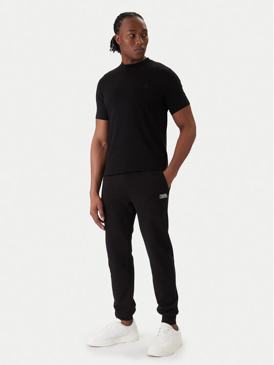 KARL LAGERFELD KARL LAGERFELD Camiseta 755054 561221 Negro Regular Fit