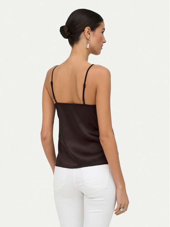 ONLY ONLY Top Faraya 15380254 Marrón oscuro Regular Fit