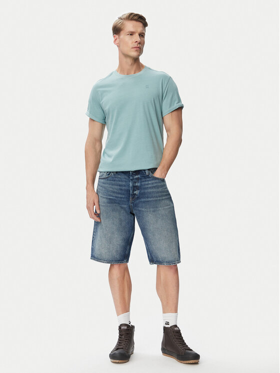 G-Star Raw G-Star Raw Camiseta Lash D16396-2653 Turquesa Regular Fit