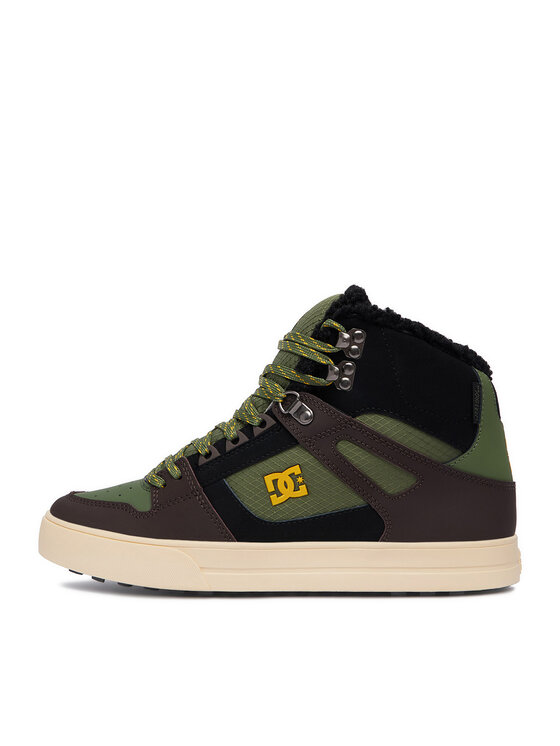 DC Shoes Sportcipők DC Shoes EO-PURE HIGH TOP WC WNT DC01802211 Sötétzöld