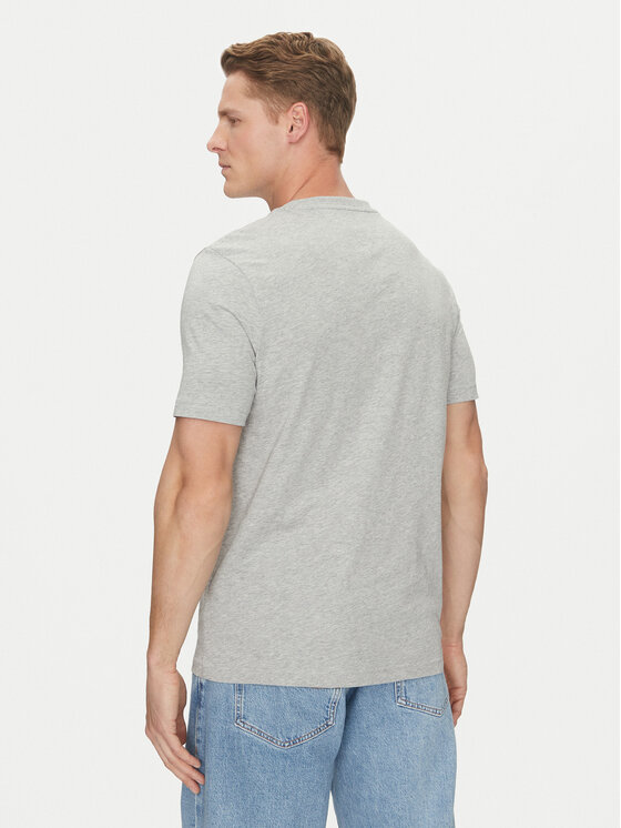 Tommy Hilfiger Tommy Hilfiger Majica Center Stack MW0MW38621 Siva Regular Fit