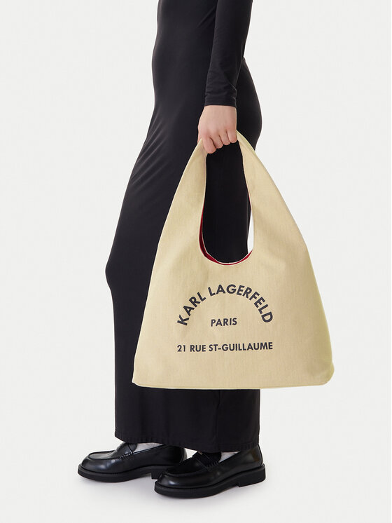 KARL LAGERFELD Rankinė KARL LAGERFELD B1W50015 Smėlio