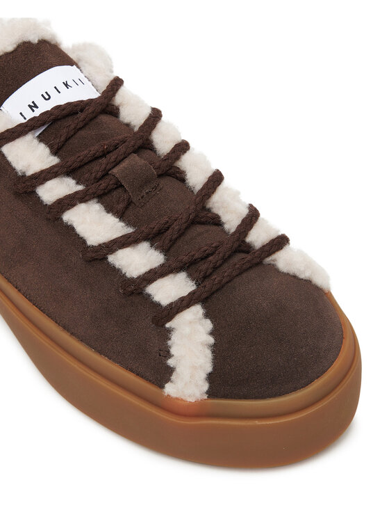 Inuikii Сникърси Inuikii Shearling Low 1001.001.0242 Кафяв