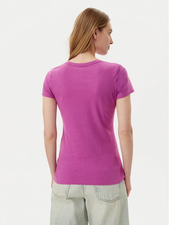 Gap Gap T-shirt 776775-07 Ljubičasta Regular Fit